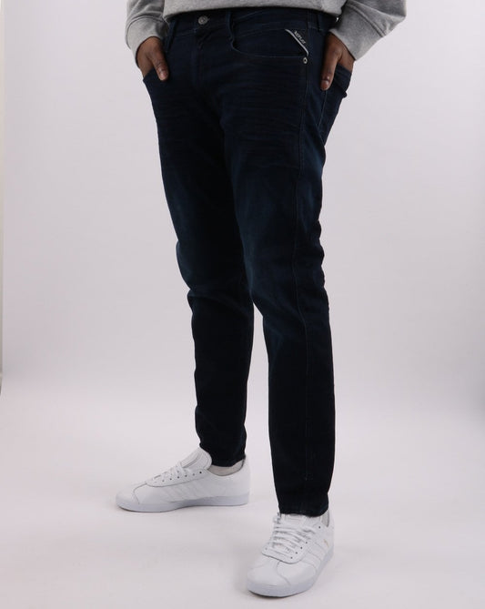 REPLAY Replay Anbass Hyperflex Re-used Jeans Dark Blue