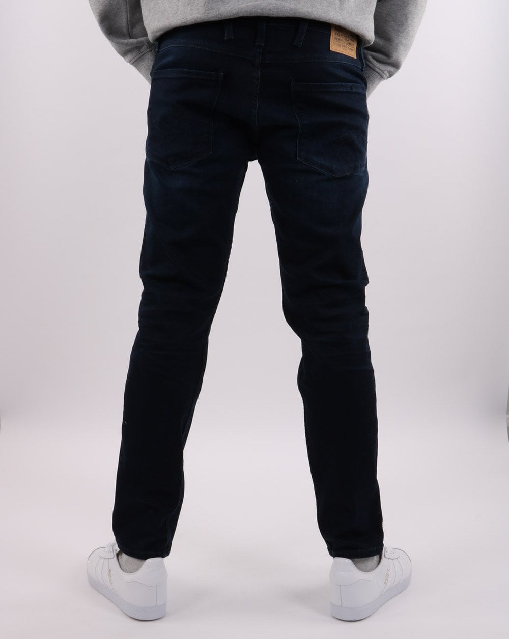 Replay Anbass Hyperflex Re-used Jeans Dark Blue