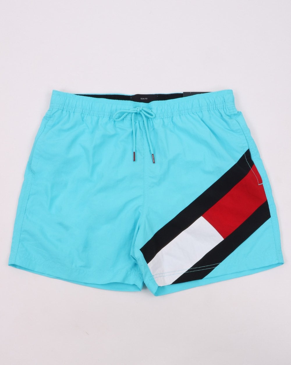 Tommy Hilfiger Drawstring Swim Shorts Fresh Aqua