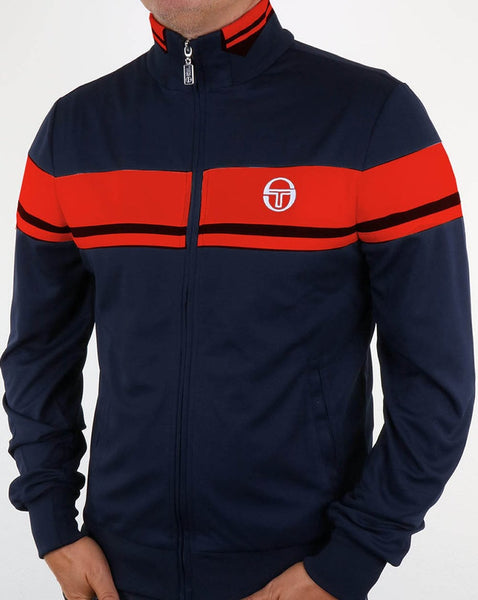 Sergio Tacchini Masters Track Top Navy/Red
