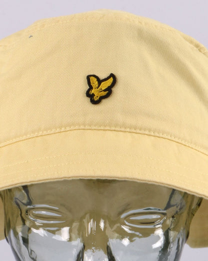 Lyle And Scott Cotton Twill Bucket Hat Lemon