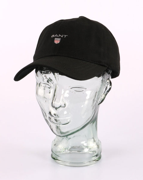 Gant Cotton Twill Cap Black