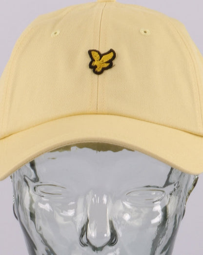 Lyle And Scott Cotton Twill Baseball Cap Lemon
