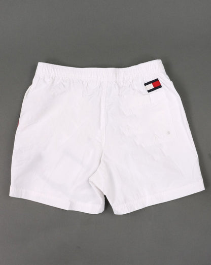 Tommy Hilfiger Drawstring Swim Shorts White