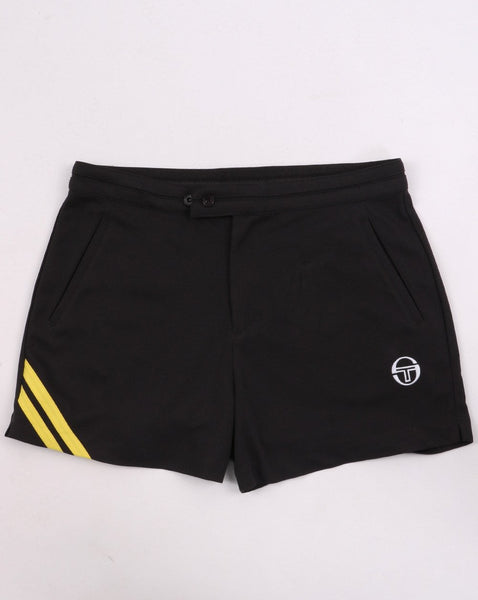 Sergio Tacchini Time Shorts Charcoal/Yellow