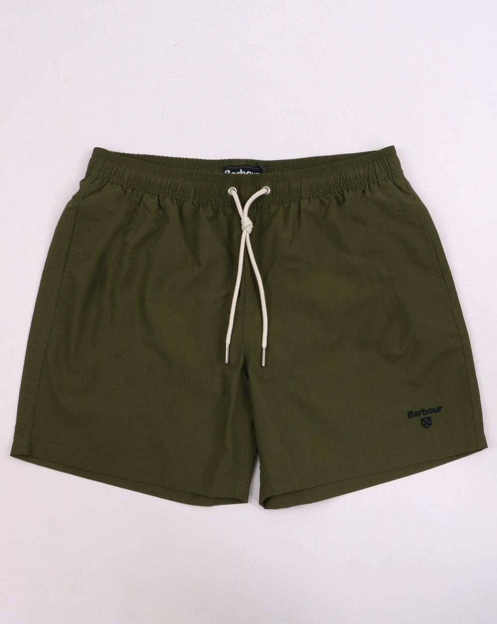 Barbour Logo Swim Shorts Olive