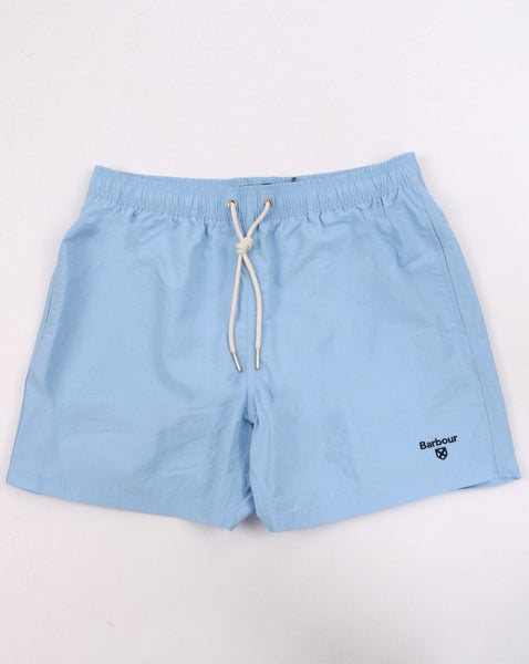 Barbour Logo Swim Shorts Powder Blue