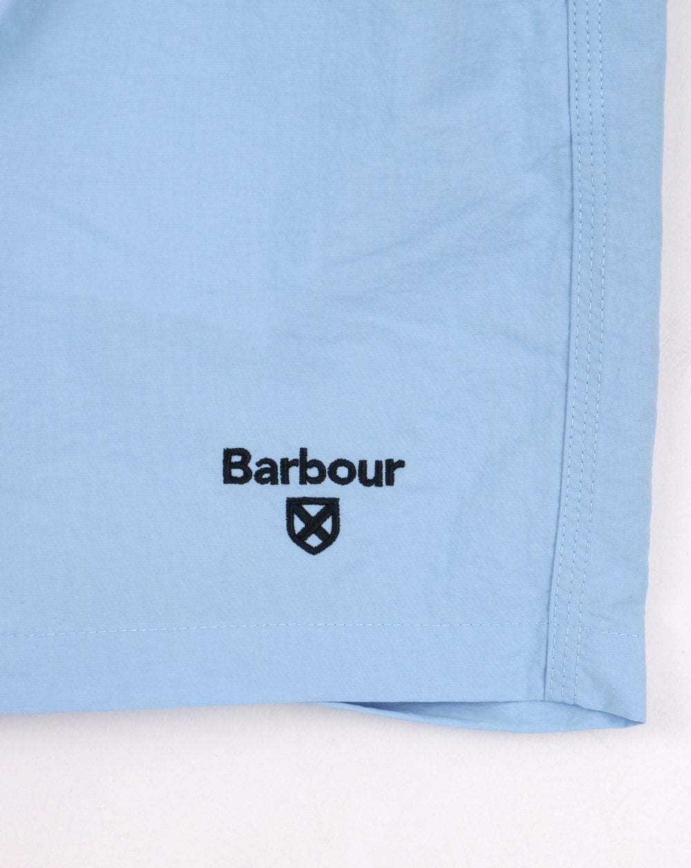 Barbour Logo Swim Shorts Powder Blue