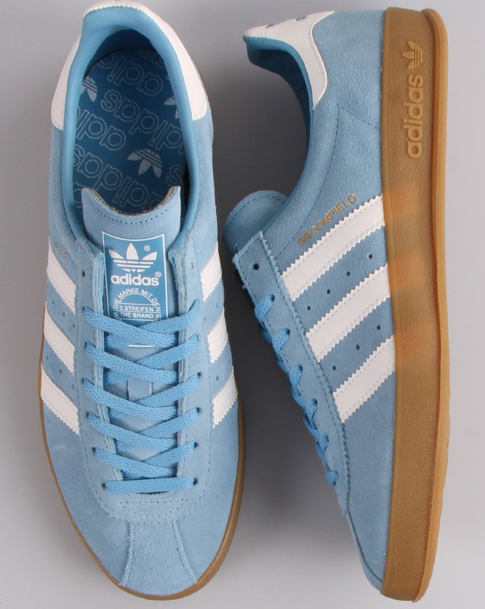 Adidas Broomfield Trainers Sky Blue/White