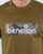 Benetton Classic Logo T-shirt Khaki