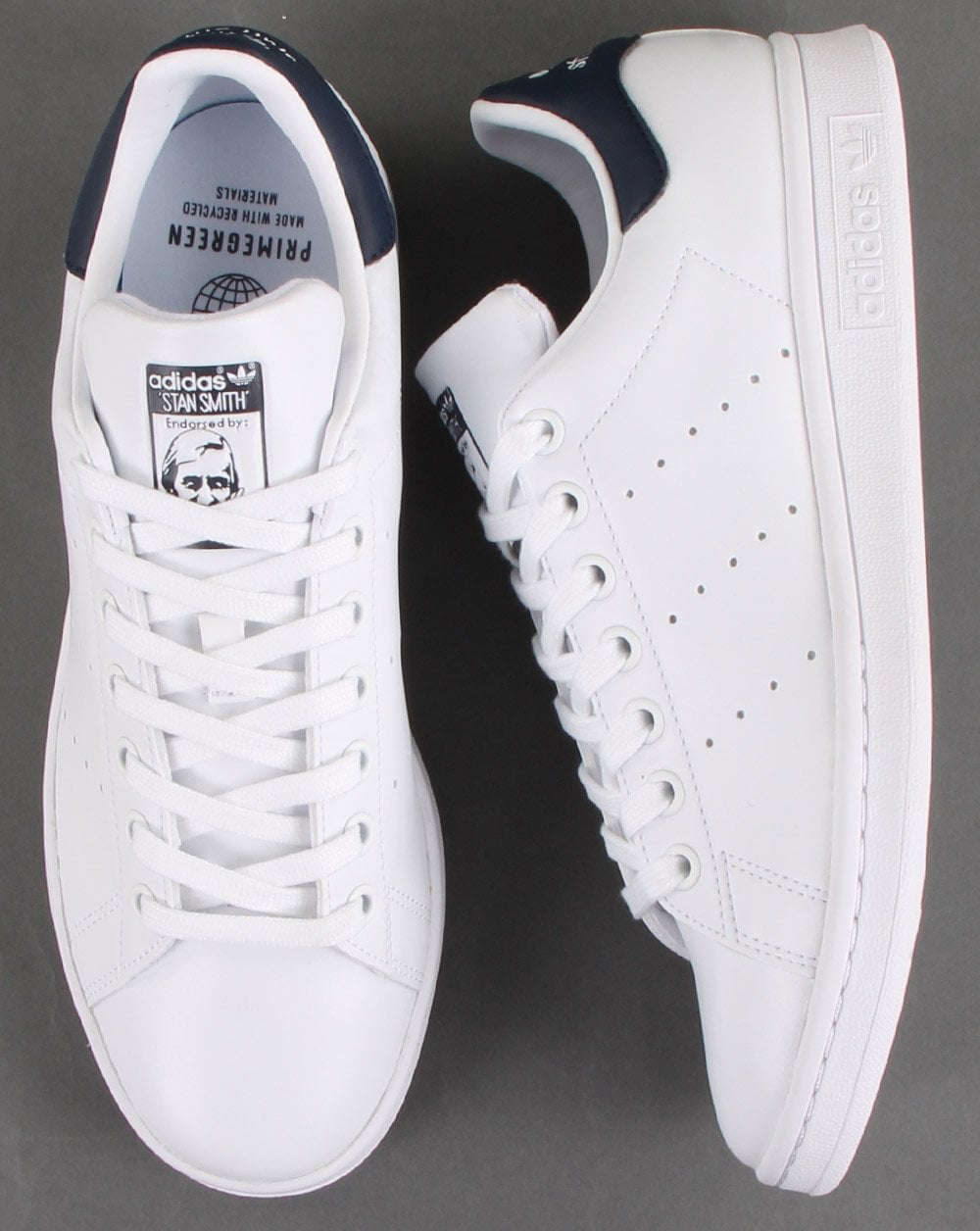 Adidas Stan Smith Trainers White/Navy