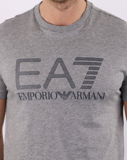 Emporio Armani EA7 Logo T-shirt Grey Marl