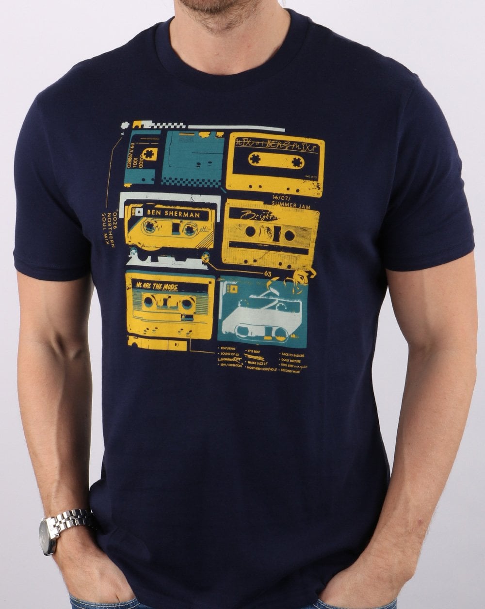 Ben Sherman The Lost Tapes T-shirt Marine