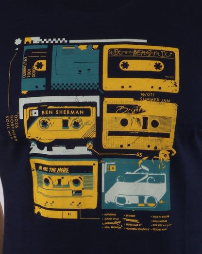 Ben Sherman The Lost Tapes T-shirt Marine