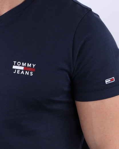 Tommy Jeans Chest Logo T-shirt Navy