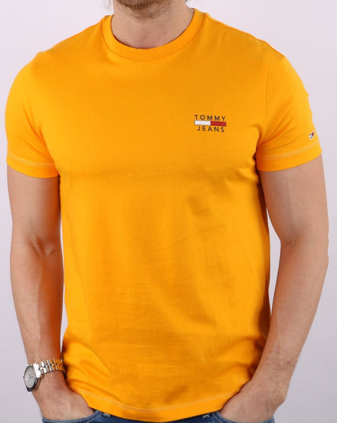 Tommy Jeans Chest Logo T-shirt Florida Orange