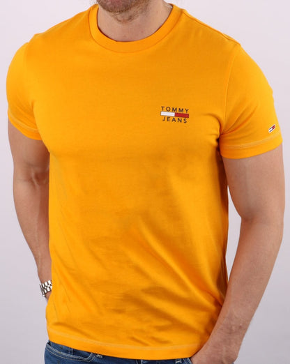 Tommy Jeans Chest Logo T-shirt Florida Orange