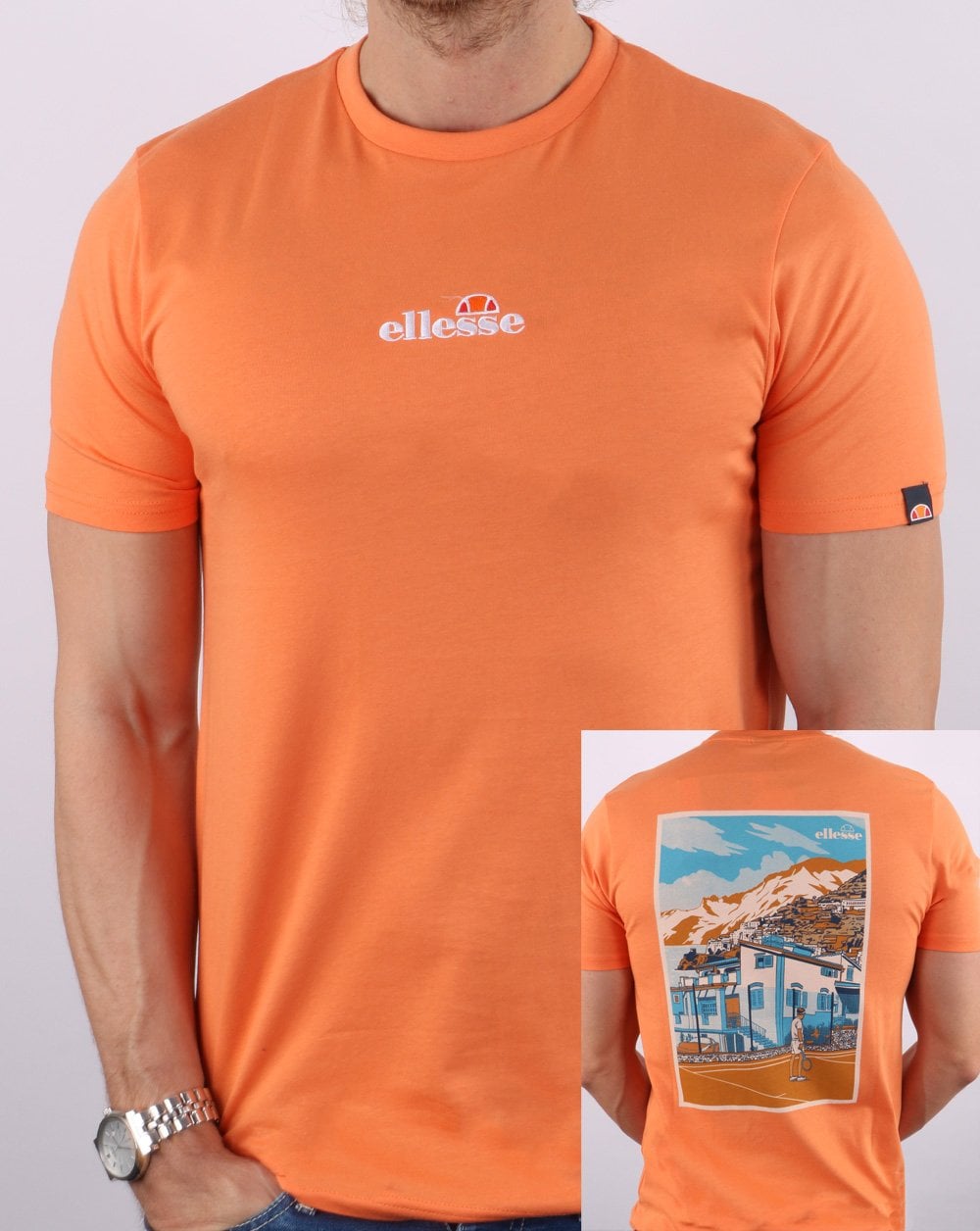 Ellesse Padermo T Shirt Orange