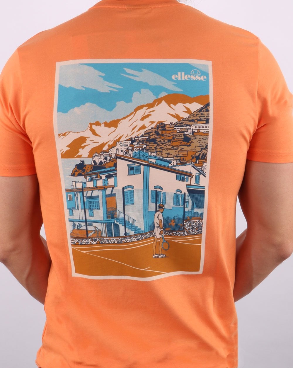 Ellesse Padermo T Shirt Orange