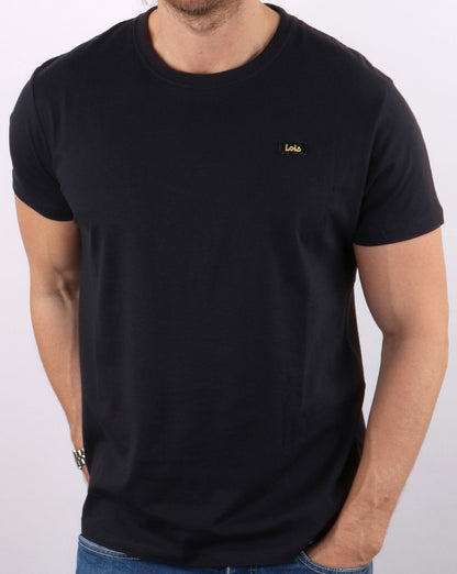 Lois Label T Shirt Navy