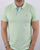 Gant Contrast Collar Polo Shirt Pastel Green