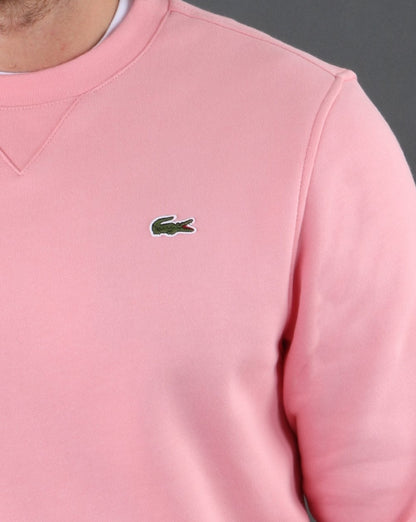 Lacoste Crew Neck Sweatshirt Pink