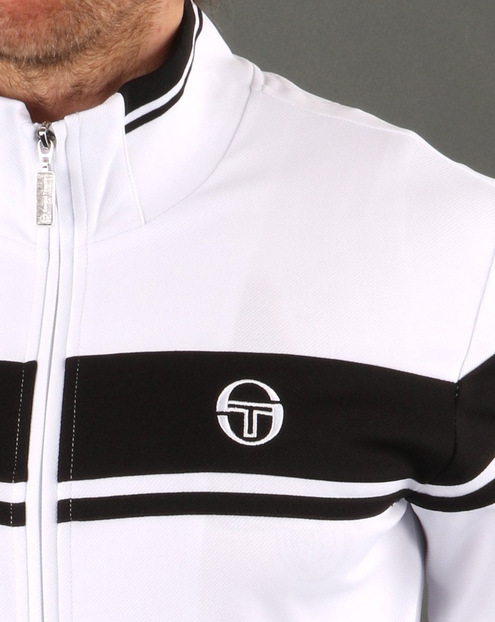 Sergio Tacchini Masters Track Top White/Black