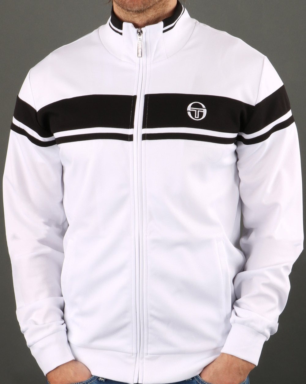 Sergio Tacchini Masters Track Top White/Black