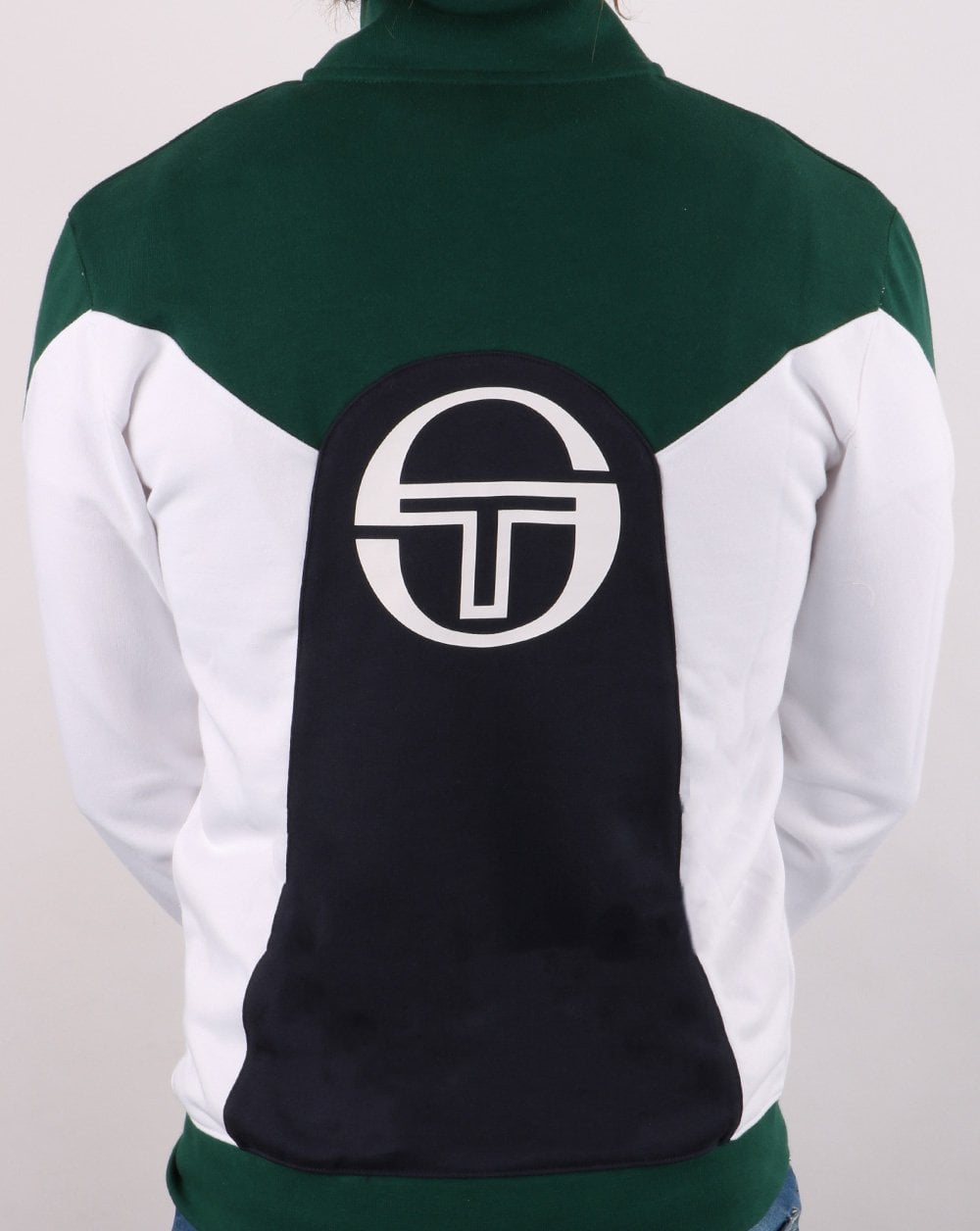 Sergio Tacchini Vero Track Top Green / White / Navy