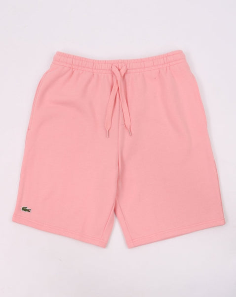 Lacoste Rear Pocket Fleece Shorts Pink