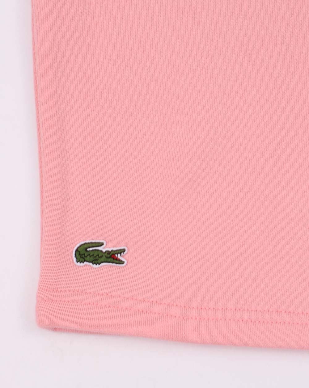 Lacoste Rear Pocket Fleece Shorts Pink
