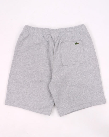 Lacoste Croc Print Shorts Silver Chine