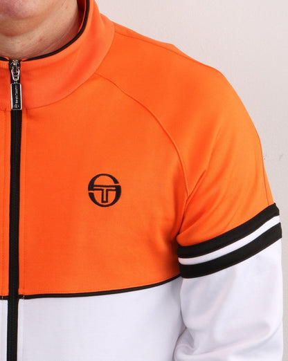 Sergio Tacchini Orion Track Top White/Orange