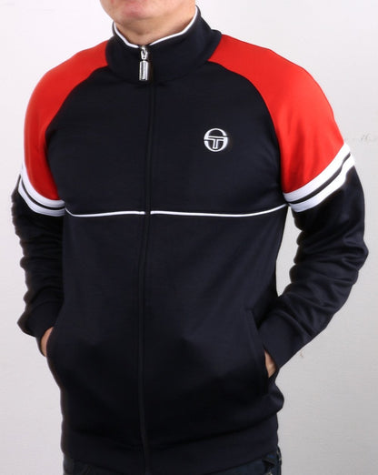 Sergio Tacchini Orion Track Top Navy/Red