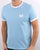Weekend Offender Ringer Tee Sky/white