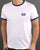 Weekend Offender Ringer Tee White/Royal