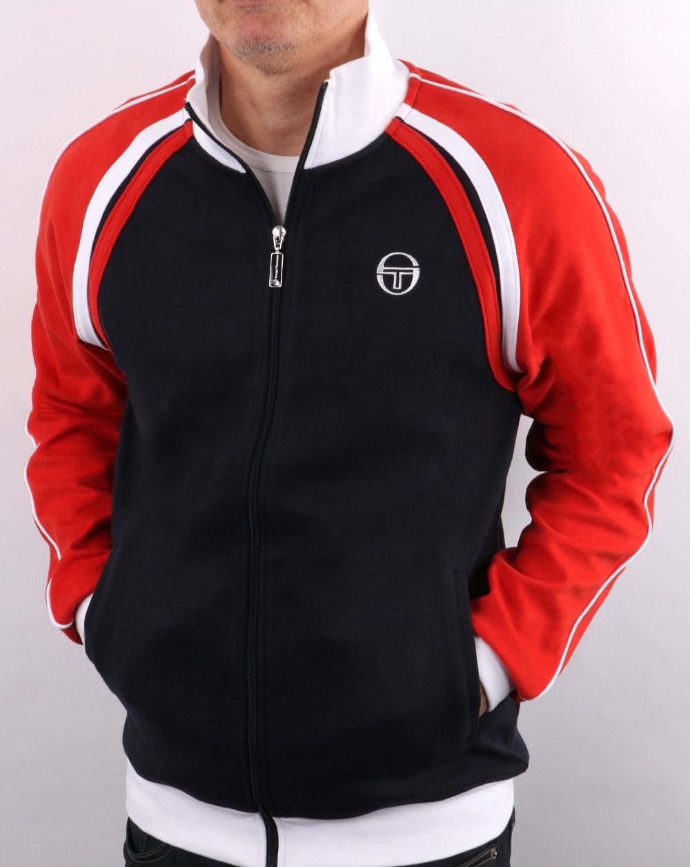 Sergio Tacchini Ghibli Track Top Navy/White/Red