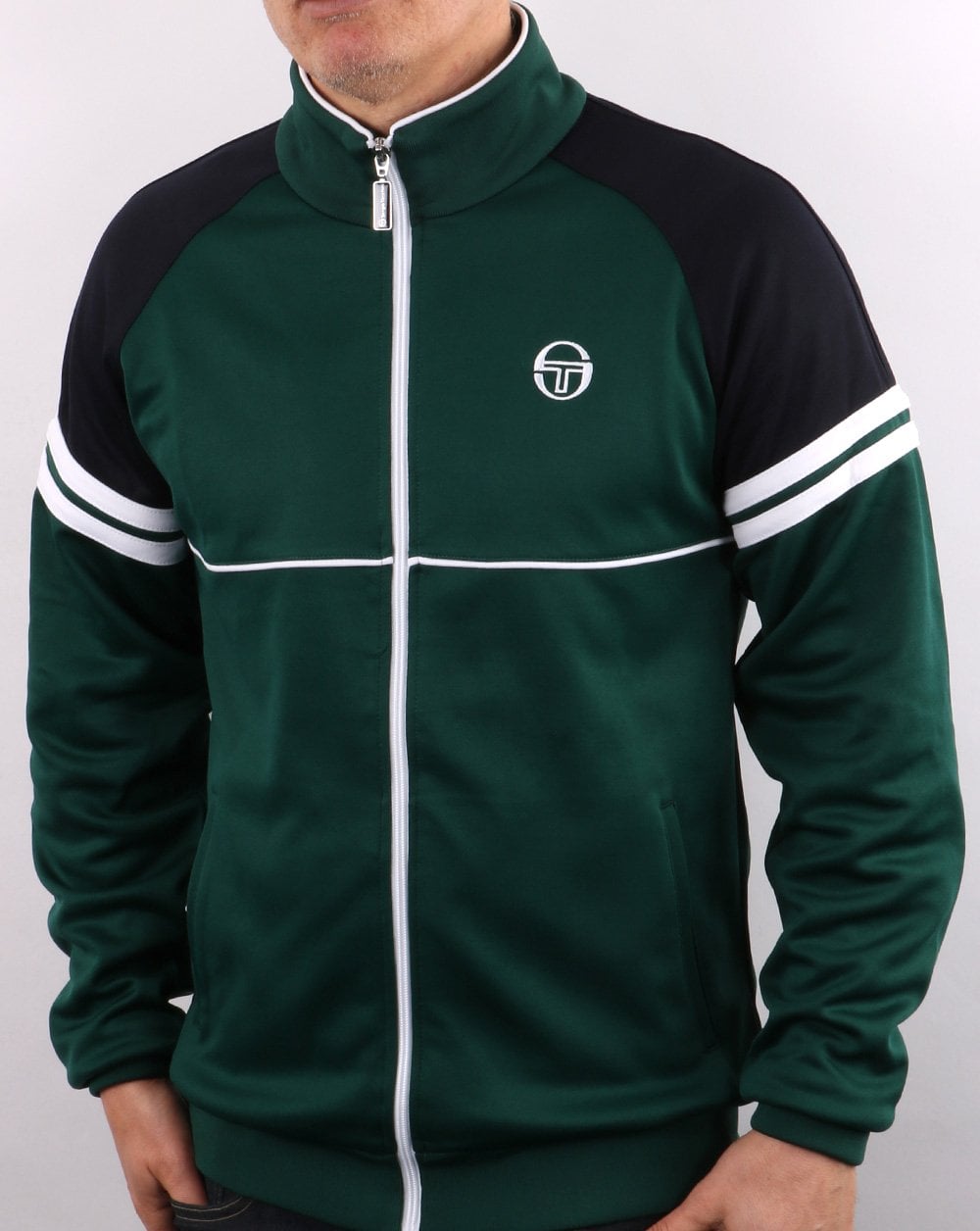Sergio Tacchini Orion Track Top Green/Navy