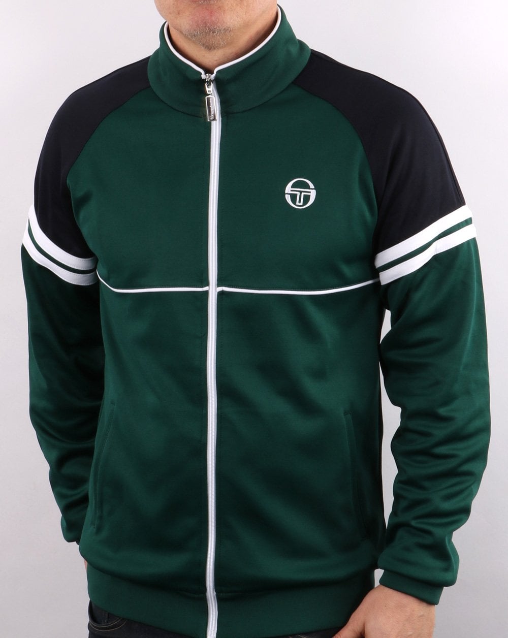 Sergio Tacchini Orion Track Top Green/Navy