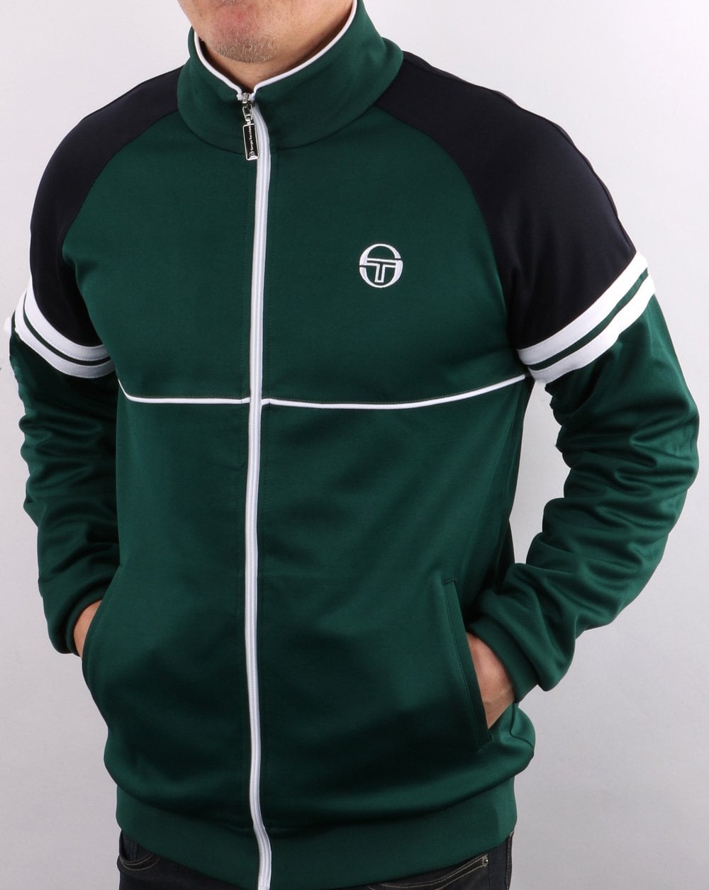 Sergio Tacchini Orion Track Top Green/Navy