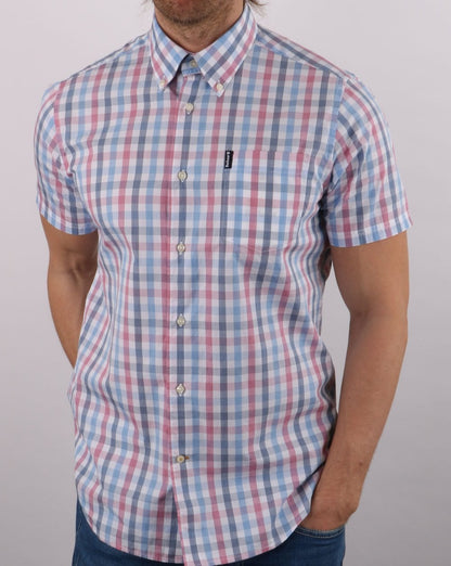 Barbour Tattersall Short Sleeve Shirt Multi