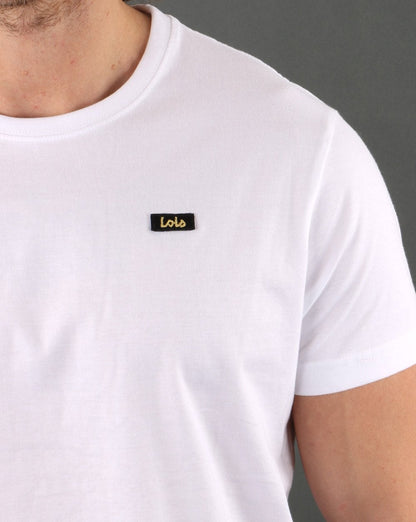 Lois Label T Shirt White