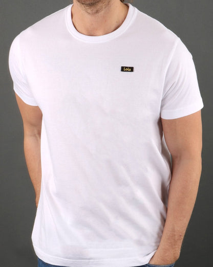 Lois Label T Shirt White