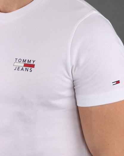 Tommy Jeans Chest Logo T-shirt White