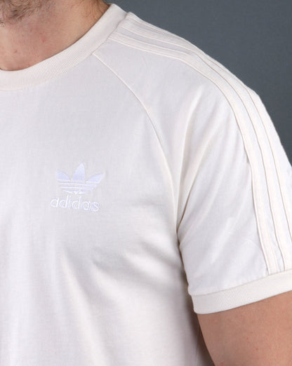 Adidas Originals 3 Stripes T Shirt Cream