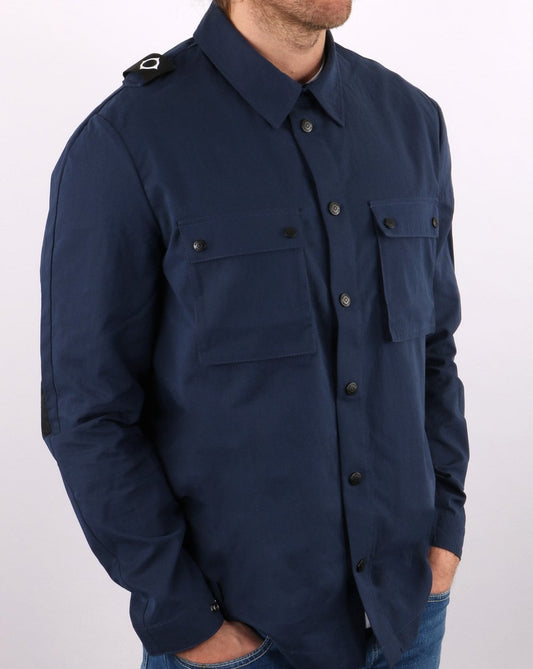 Ma.Strum Ma.strum Overshirt Ink Navy