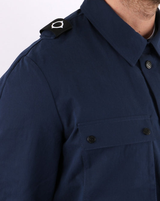 Ma.Strum Ma.strum Overshirt Ink Navy