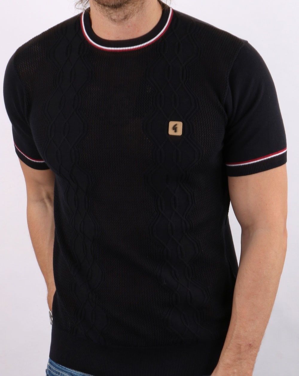 Gabicci Vintage Newman Knit in Navy