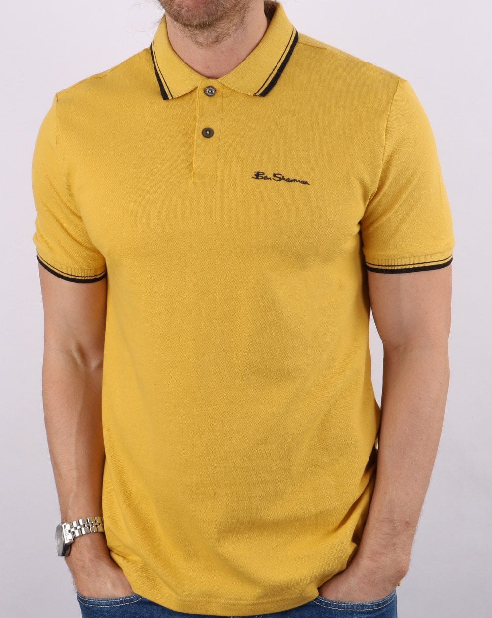 Ben Sherman Polo Shirt Yellow