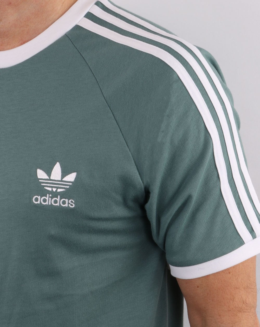 Adidas Originals 3 Stripes T Shirt Hazy Emerald